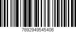 Código de barras (EAN, GTIN, SKU, ISBN): '7892949545406'