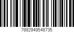 Código de barras (EAN, GTIN, SKU, ISBN): '7892949548735'