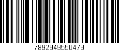 Código de barras (EAN, GTIN, SKU, ISBN): '7892949550479'