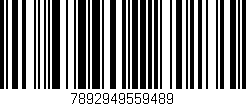 Código de barras (EAN, GTIN, SKU, ISBN): '7892949559489'