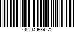 Código de barras (EAN, GTIN, SKU, ISBN): '7892949564773'