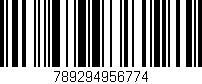 Código de barras (EAN, GTIN, SKU, ISBN): '789294956774'