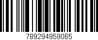 Código de barras (EAN, GTIN, SKU, ISBN): '789294959065'