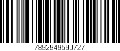 Código de barras (EAN, GTIN, SKU, ISBN): '7892949590727'