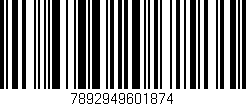Código de barras (EAN, GTIN, SKU, ISBN): '7892949601874'