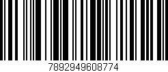 Código de barras (EAN, GTIN, SKU, ISBN): '7892949608774'