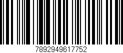 Código de barras (EAN, GTIN, SKU, ISBN): '7892949617752'