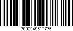 Código de barras (EAN, GTIN, SKU, ISBN): '7892949617776'