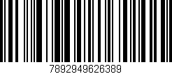 Código de barras (EAN, GTIN, SKU, ISBN): '7892949626389'
