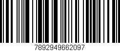 Código de barras (EAN, GTIN, SKU, ISBN): '7892949662097'