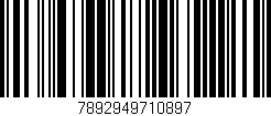 Código de barras (EAN, GTIN, SKU, ISBN): '7892949710897'