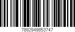 Código de barras (EAN, GTIN, SKU, ISBN): '7892949853747'