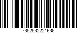 Código de barras (EAN, GTIN, SKU, ISBN): '7892982221688'