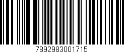 Código de barras (EAN, GTIN, SKU, ISBN): '7892983001715'