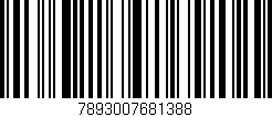 Código de barras (EAN, GTIN, SKU, ISBN): '7893007681388'