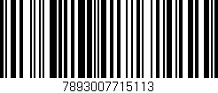 Código de barras (EAN, GTIN, SKU, ISBN): '7893007715113'