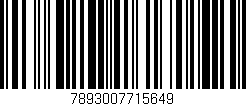 Código de barras (EAN, GTIN, SKU, ISBN): '7893007715649'