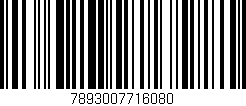 Código de barras (EAN, GTIN, SKU, ISBN): '7893007716080'