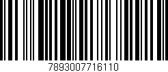 Código de barras (EAN, GTIN, SKU, ISBN): '7893007716110'