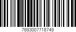 Código de barras (EAN, GTIN, SKU, ISBN): '7893007718749'