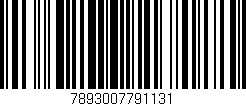 Código de barras (EAN, GTIN, SKU, ISBN): '7893007791131'