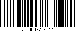 Código de barras (EAN, GTIN, SKU, ISBN): '7893007795047'