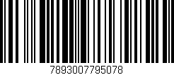 Código de barras (EAN, GTIN, SKU, ISBN): '7893007795078'