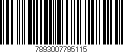 Código de barras (EAN, GTIN, SKU, ISBN): '7893007795115'