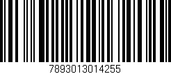 Código de barras (EAN, GTIN, SKU, ISBN): '7893013014255'