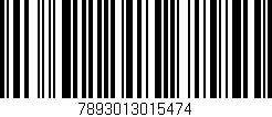 Código de barras (EAN, GTIN, SKU, ISBN): '7893013015474'