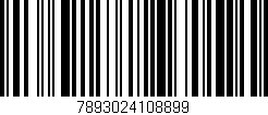 Código de barras (EAN, GTIN, SKU, ISBN): '7893024108899'