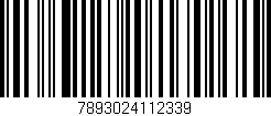 Código de barras (EAN, GTIN, SKU, ISBN): '7893024112339'
