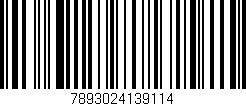 Código de barras (EAN, GTIN, SKU, ISBN): '7893024139114'