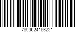 Código de barras (EAN, GTIN, SKU, ISBN): '7893024186231'