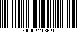 Código de barras (EAN, GTIN, SKU, ISBN): '7893024186521'