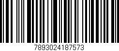 Código de barras (EAN, GTIN, SKU, ISBN): '7893024187573'