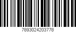 Código de barras (EAN, GTIN, SKU, ISBN): '7893024203778'