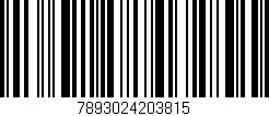 Código de barras (EAN, GTIN, SKU, ISBN): '7893024203815'