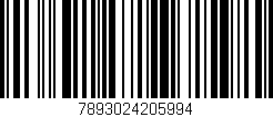 Código de barras (EAN, GTIN, SKU, ISBN): '7893024205994'