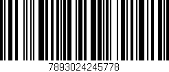 Código de barras (EAN, GTIN, SKU, ISBN): '7893024245778'