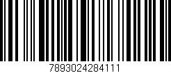 Código de barras (EAN, GTIN, SKU, ISBN): '7893024284111'