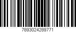 Código de barras (EAN, GTIN, SKU, ISBN): '7893024289771'