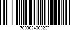 Código de barras (EAN, GTIN, SKU, ISBN): '7893024308237'