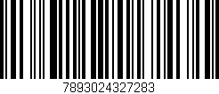 Código de barras (EAN, GTIN, SKU, ISBN): '7893024327283'