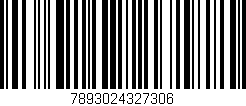 Código de barras (EAN, GTIN, SKU, ISBN): '7893024327306'