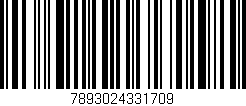 Código de barras (EAN, GTIN, SKU, ISBN): '7893024331709'
