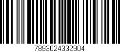 Código de barras (EAN, GTIN, SKU, ISBN): '7893024332904'