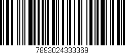 Código de barras (EAN, GTIN, SKU, ISBN): '7893024333369'