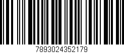 Código de barras (EAN, GTIN, SKU, ISBN): '7893024352179'