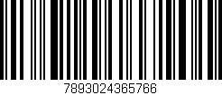 Código de barras (EAN, GTIN, SKU, ISBN): '7893024365766'